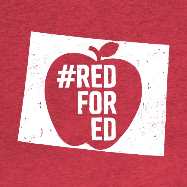 Colorado Red for Ed Teacher Supporter by mindeverykind